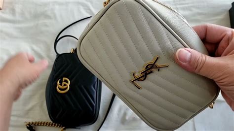 ysl and gucci|YSL camera bag vs Gucci.